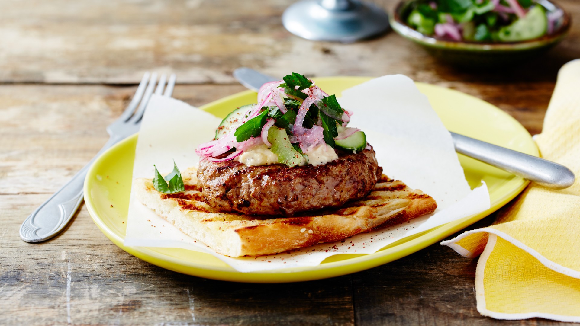 Middle Eastern Lamb Burger Recipe