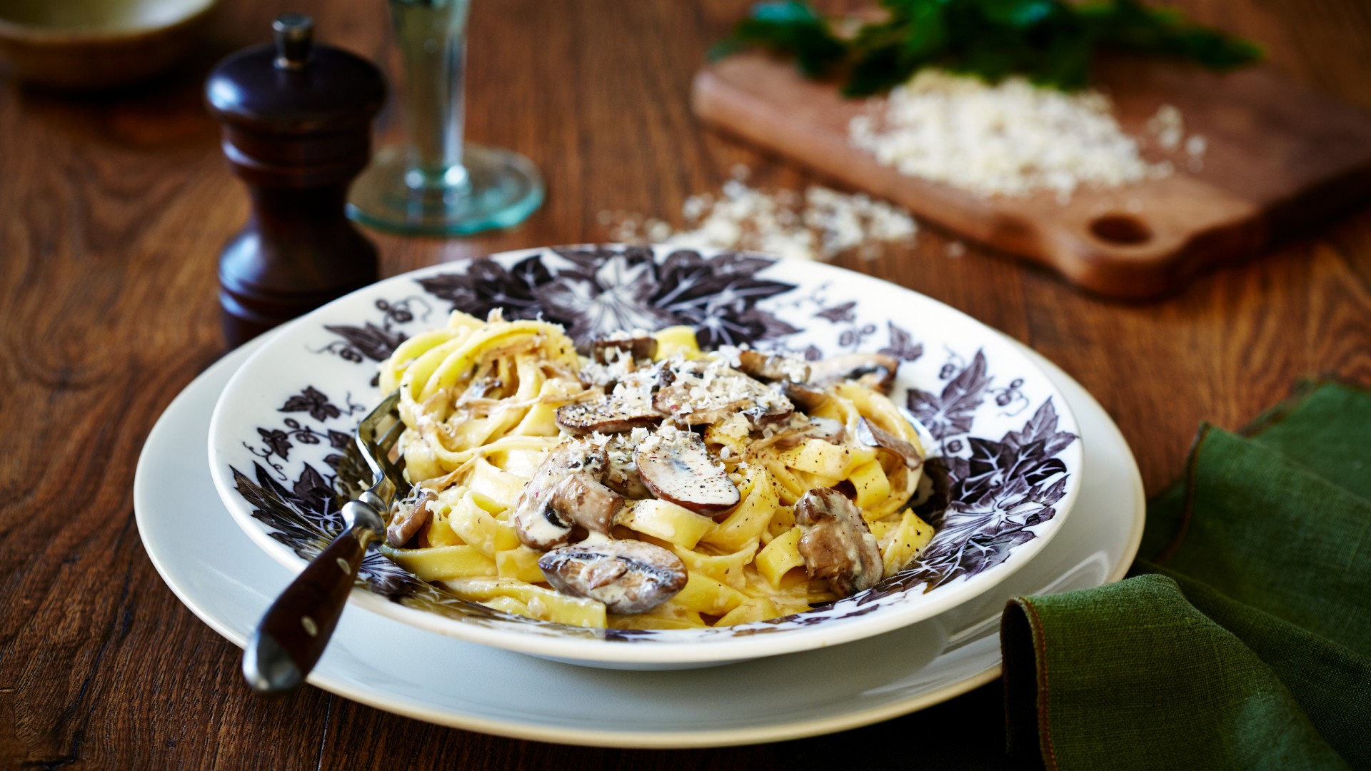 Mushroom Tagliatelle Recipe