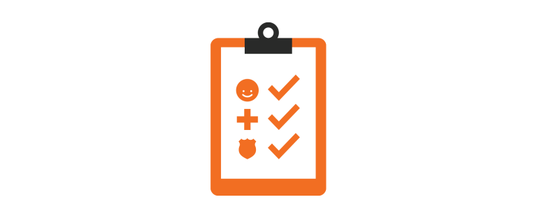 efs instructions orange illustration