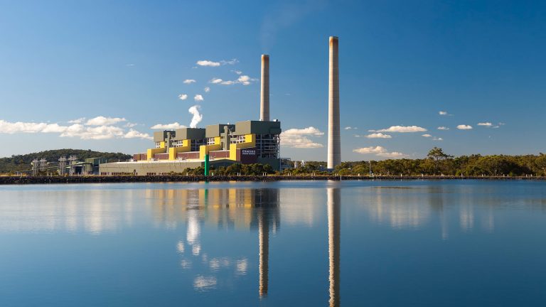 eraring power station across water tall