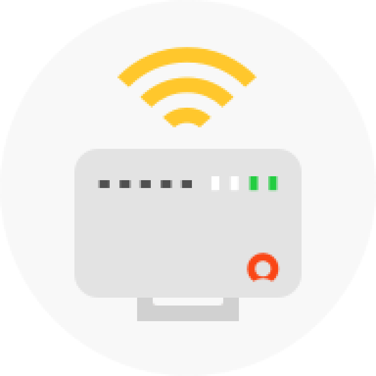 illustration spot circle grey broadband md