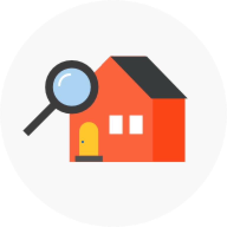 illustration spot circle grey search for property md