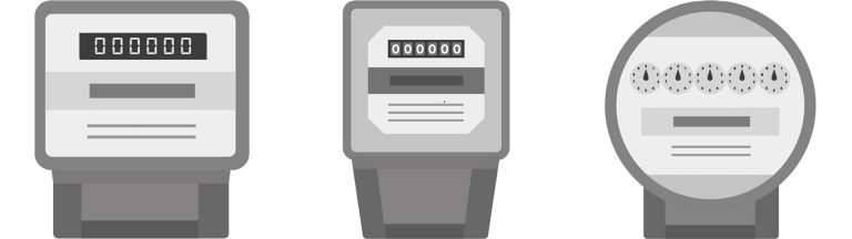 illustration tall meter types