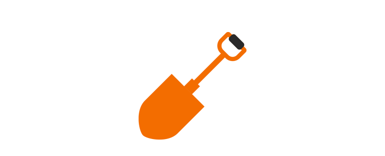 shovel illustration