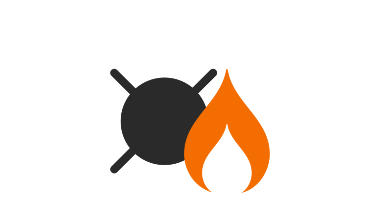 tall gas burner