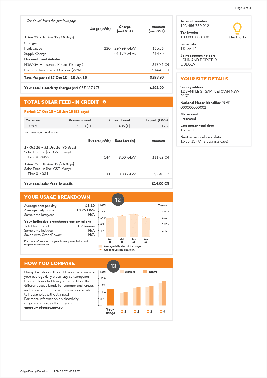 Page 3 of NSW bill