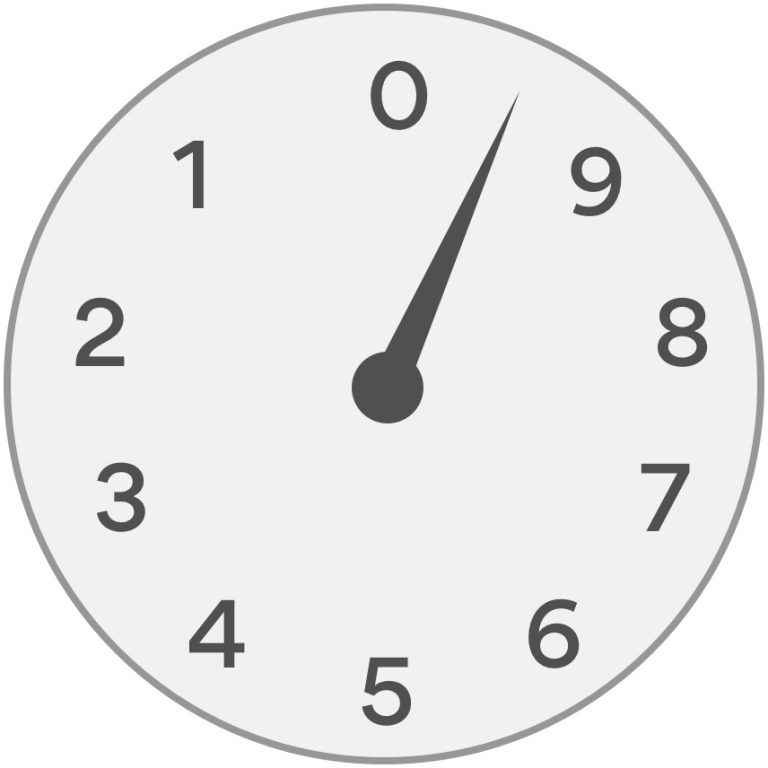 clock 0 9