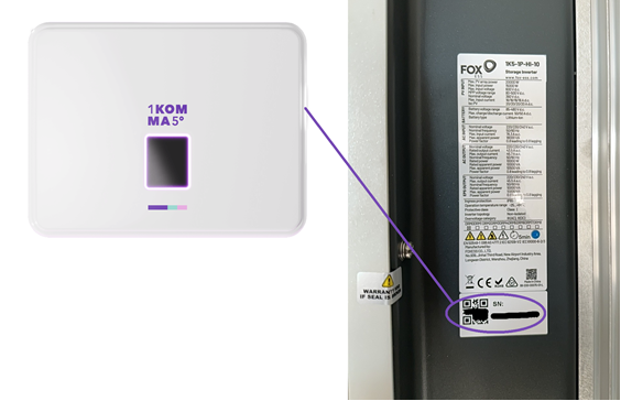 Find your solar battery and inverter serial numbers | Help & Support