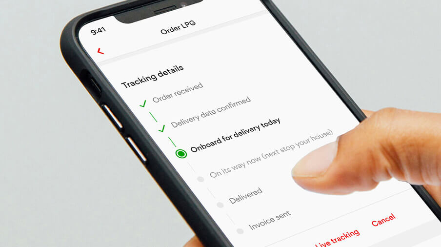 Live tracking