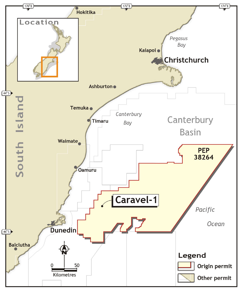 Canterbury basin map