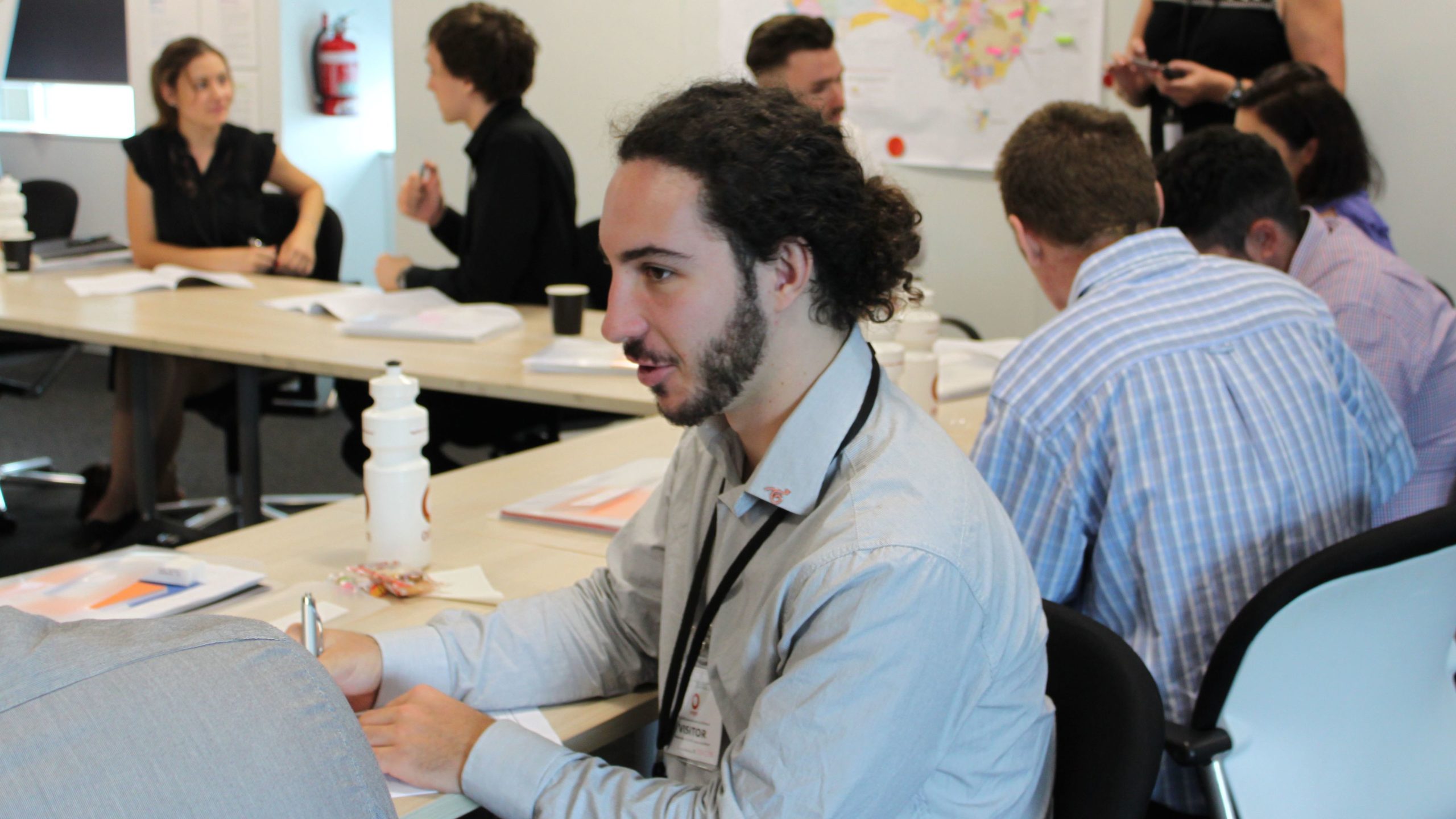 Cadet learning at Origin