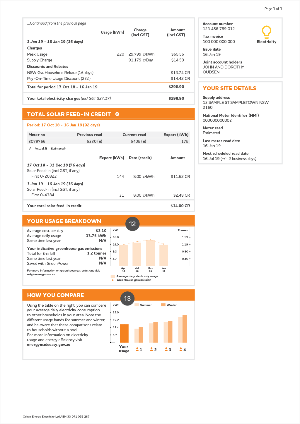 Page 3 of NSW bill