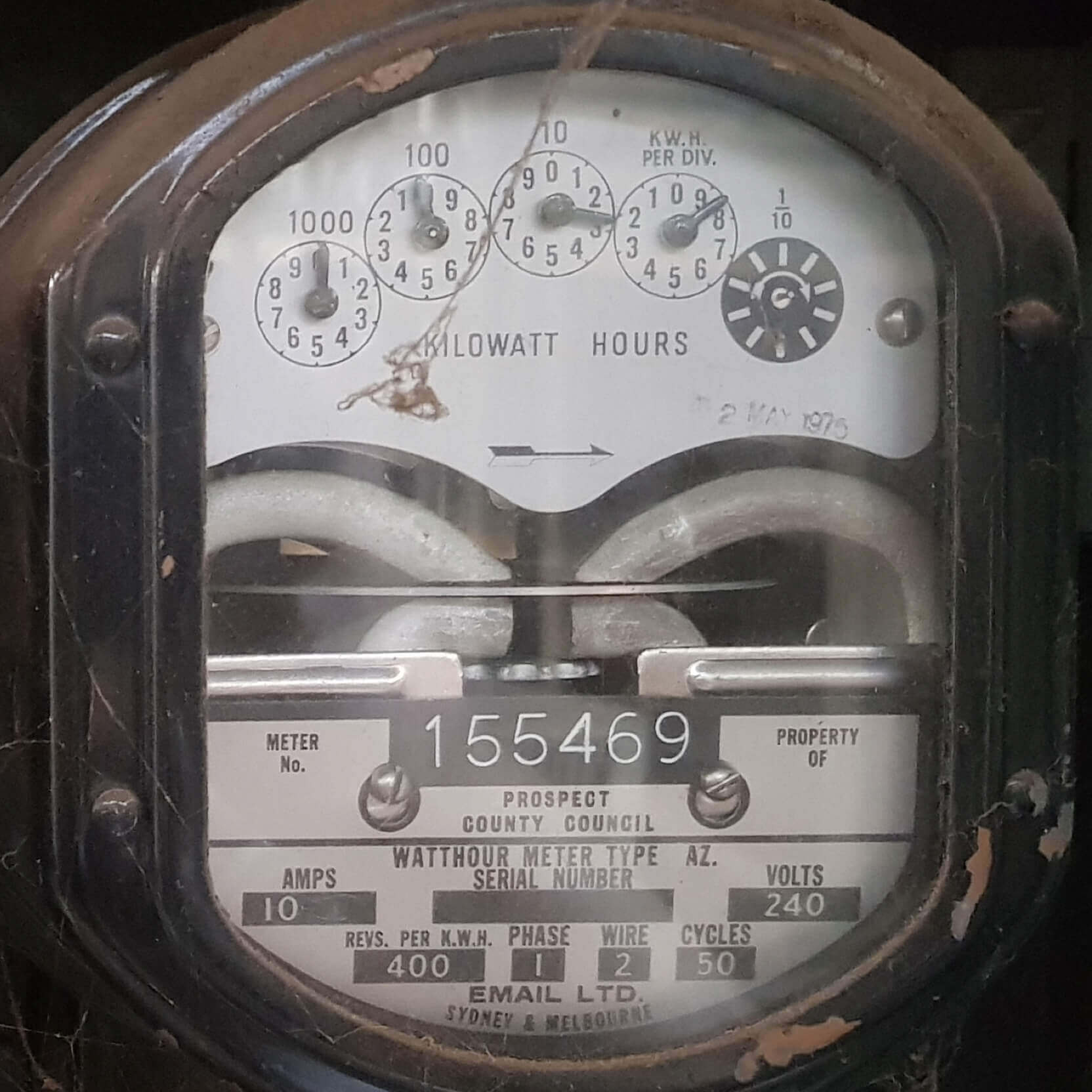 Electricity clock meter